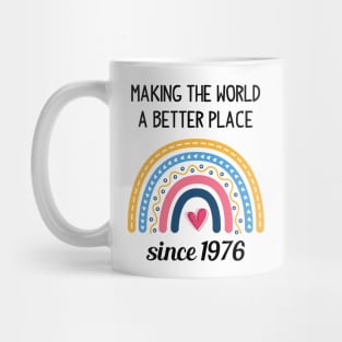 Making The World Better Since 1976 Mug